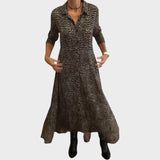 Lívia | Midi šaty s potiskem