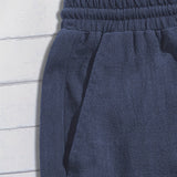 Pohodlné lněné šortky