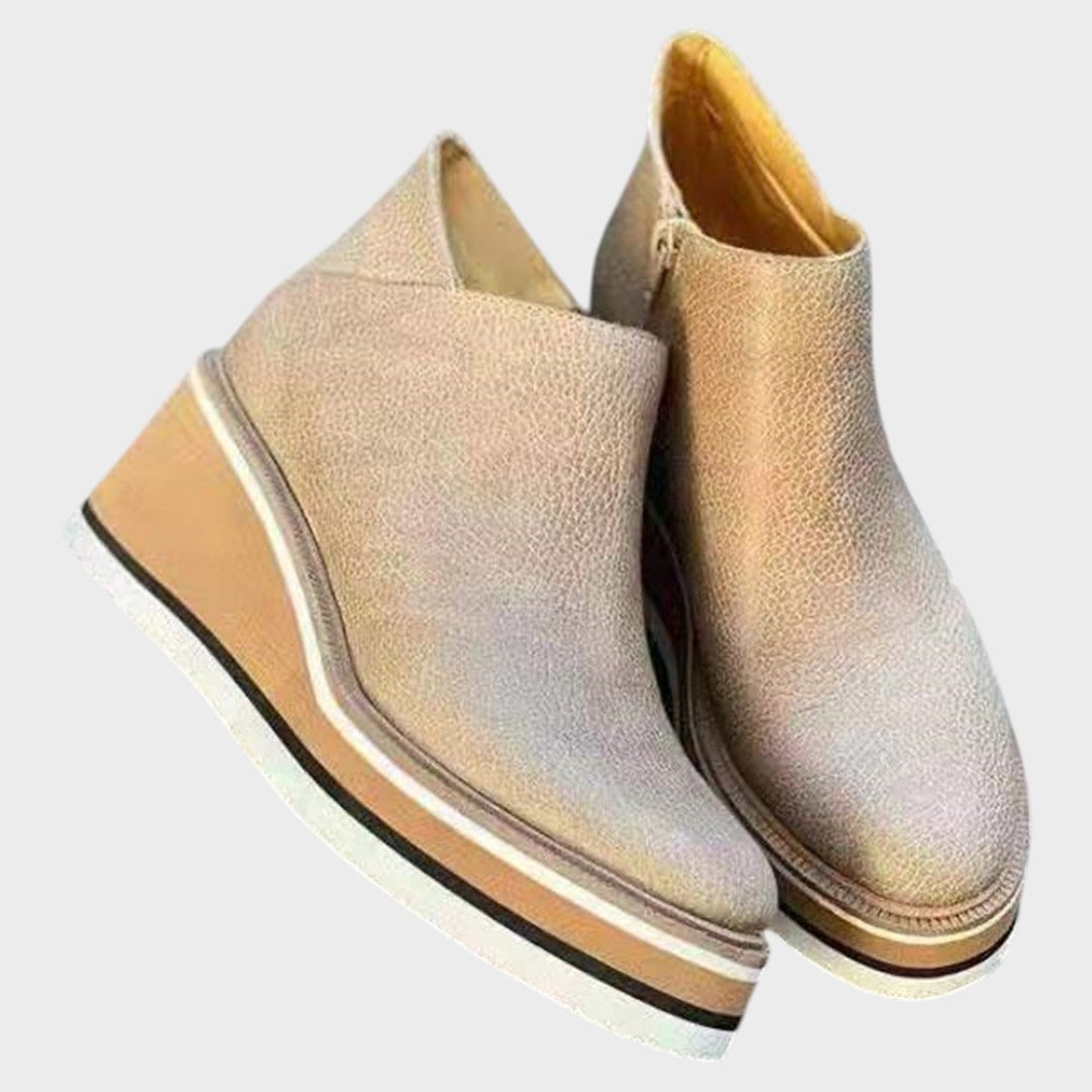 Vina | Kožené boty s platformou