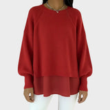 Denise | Halenka z vrstveného úpletu