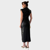 Brazella | Elegantní Šaty z Ante s Rozparkem