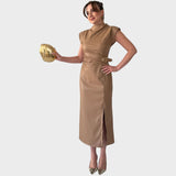 Brazella | Elegantní Šaty z Ante s Rozparkem