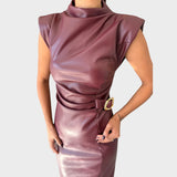 Brazella | Elegantní Šaty z Ante s Rozparkem