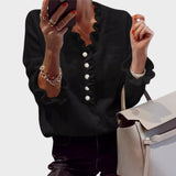 Liora | Pletený kardigan s volány a knoflíky