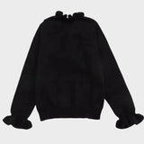 Liora | Pletený kardigan s volány a knoflíky