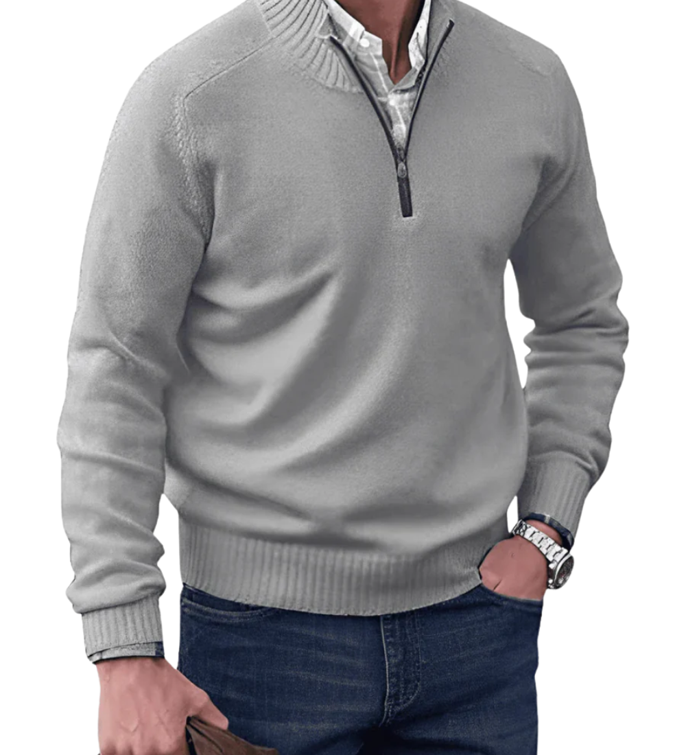 Pohodlná mikina s zipem