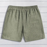 Pohodlné lněné šortky