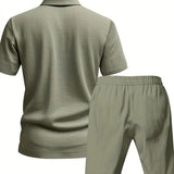 Pánský lněný set