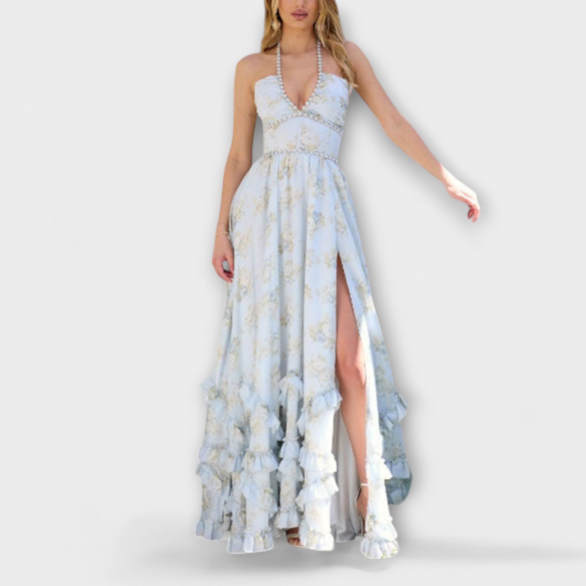 Luzie - Chic dlouhá volná šaty