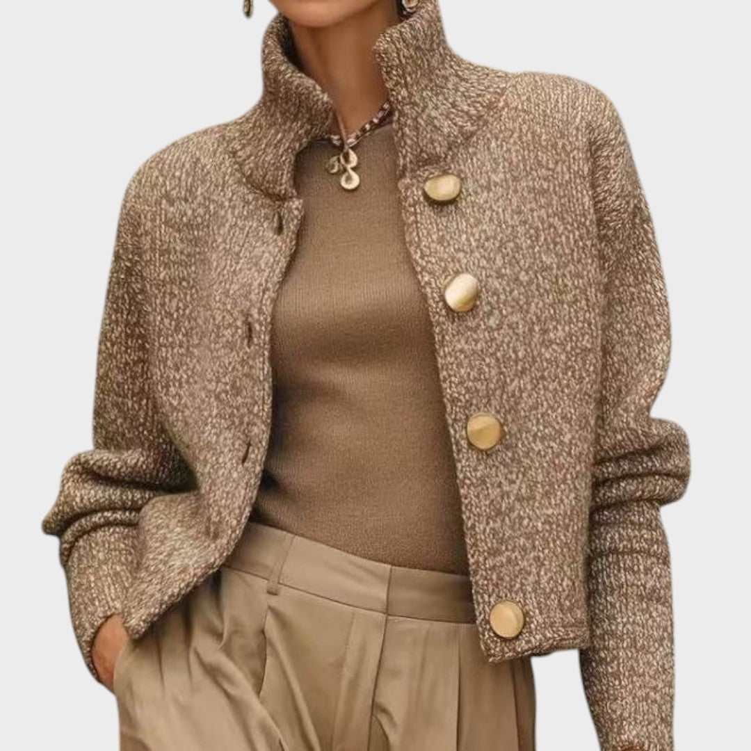 Violeta | Elegantní Krátká Bunda s Knoflíky