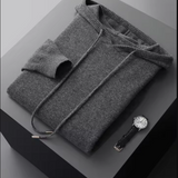 Kabát s kapucí z merino vlny Sirlus