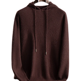 Kabát s kapucí z kašmíru Procida