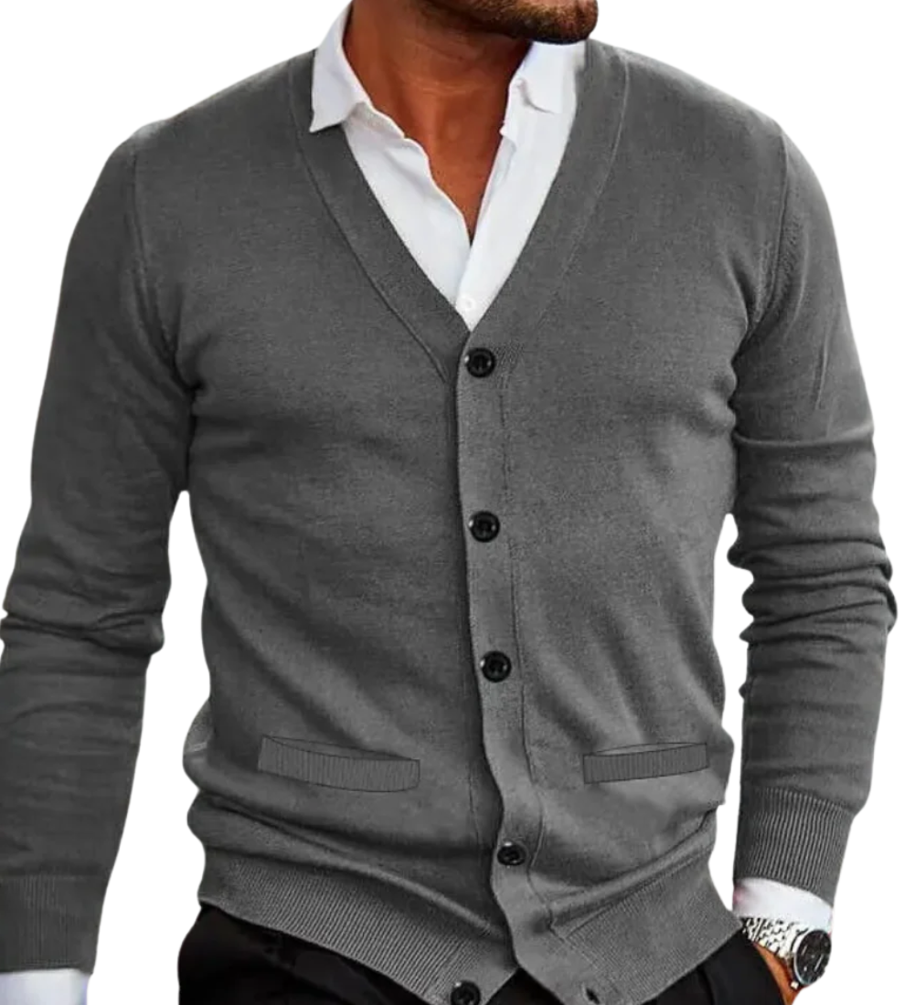 Stylový pletený svetr