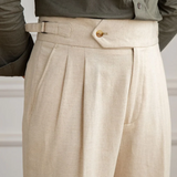 Lněné kalhoty Bali