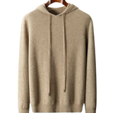 Kardigan s kapucí z kašmíru Canopus