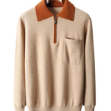 Polo Castelle s zipem v kašmíru