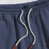 Pohodlné lněné šortky