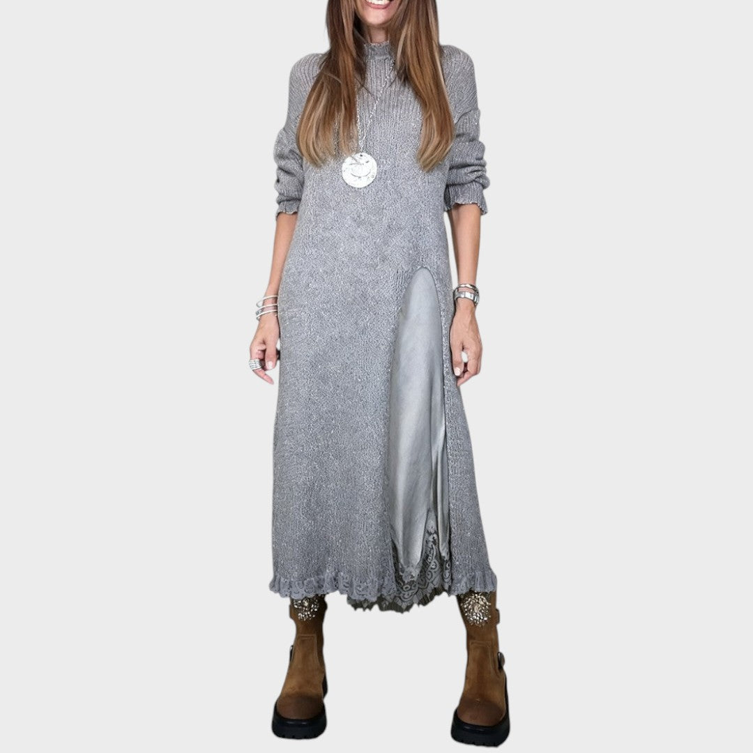 Vega | Souprava Svetru a Šatů ve Stylu Spodního Prádla