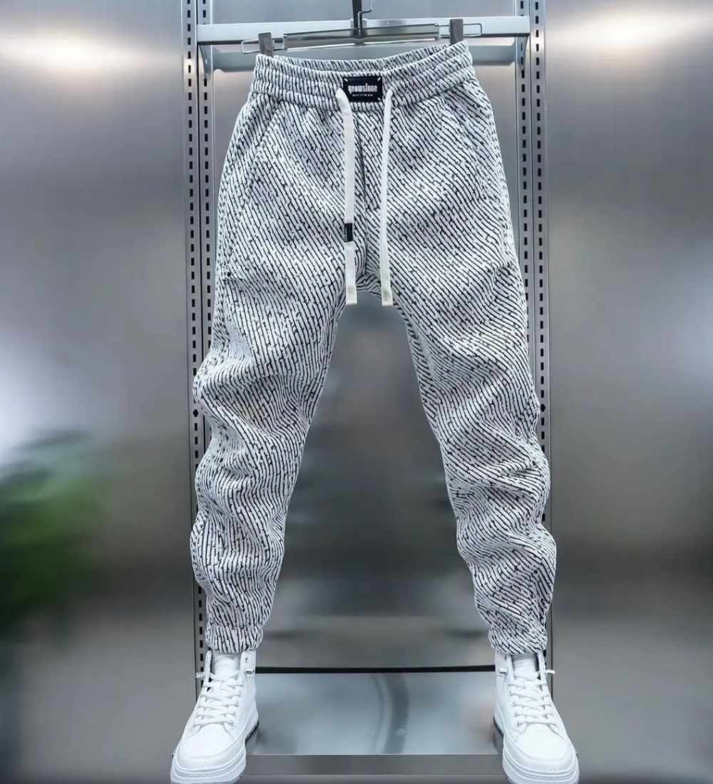 Klasické kalhoty s vzorem