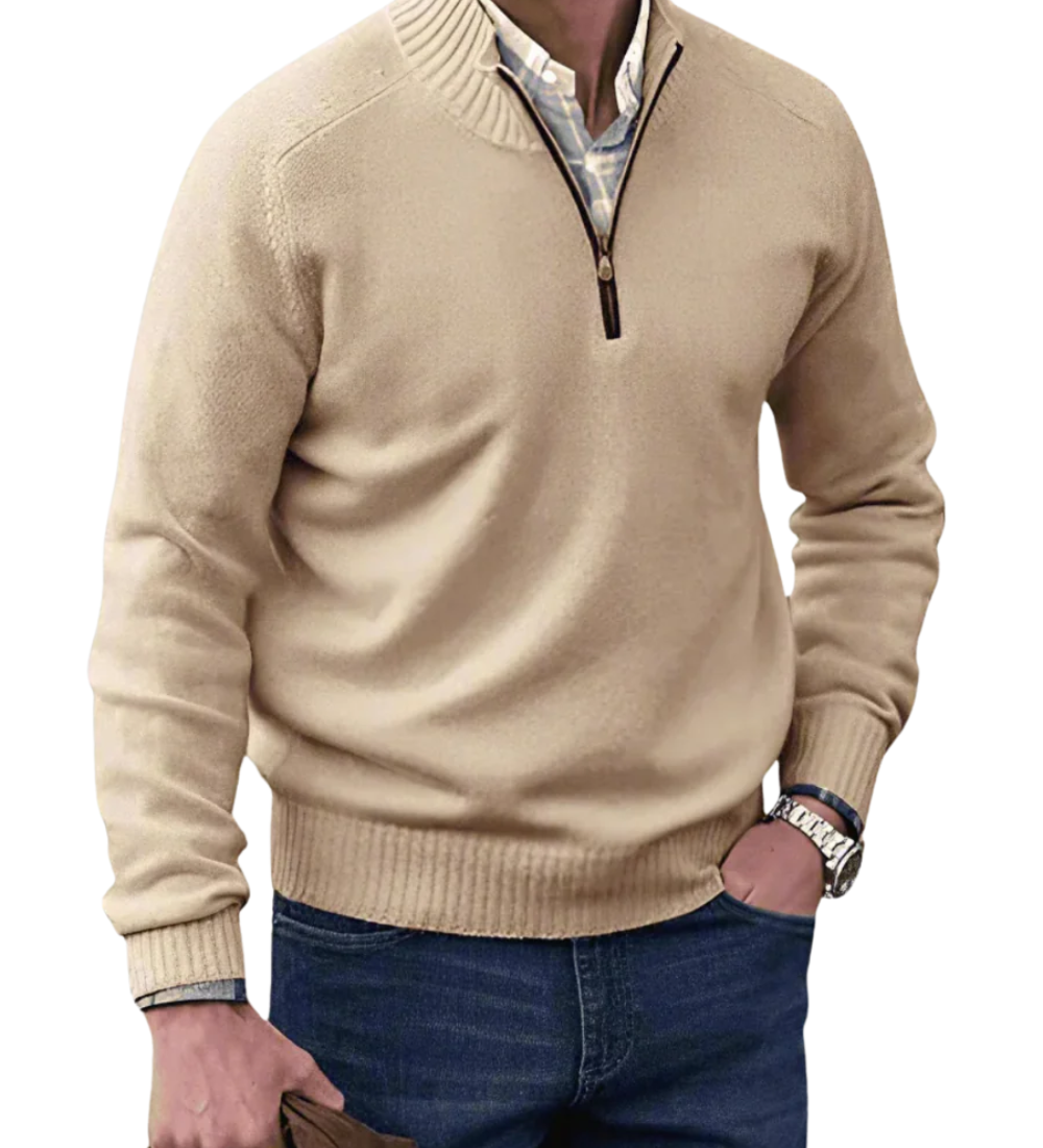 Pohodlná mikina s zipem