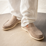 Staré peníze semišové mokasíny