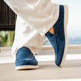 Staré peníze semišové mokasíny