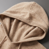 Kardigan s kapucí z kašmíru Canopus