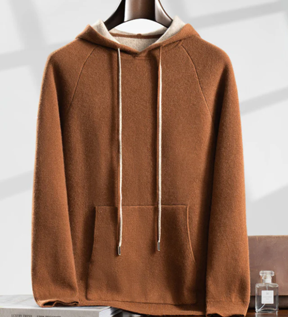 Kapsáč s kapucí z kašmíru Atlas