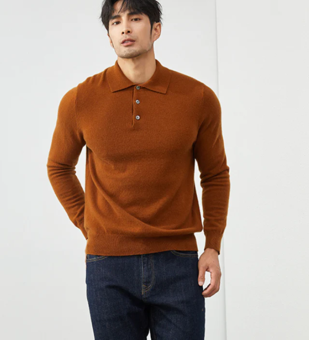 Polo svetr z kašmíru Ponza