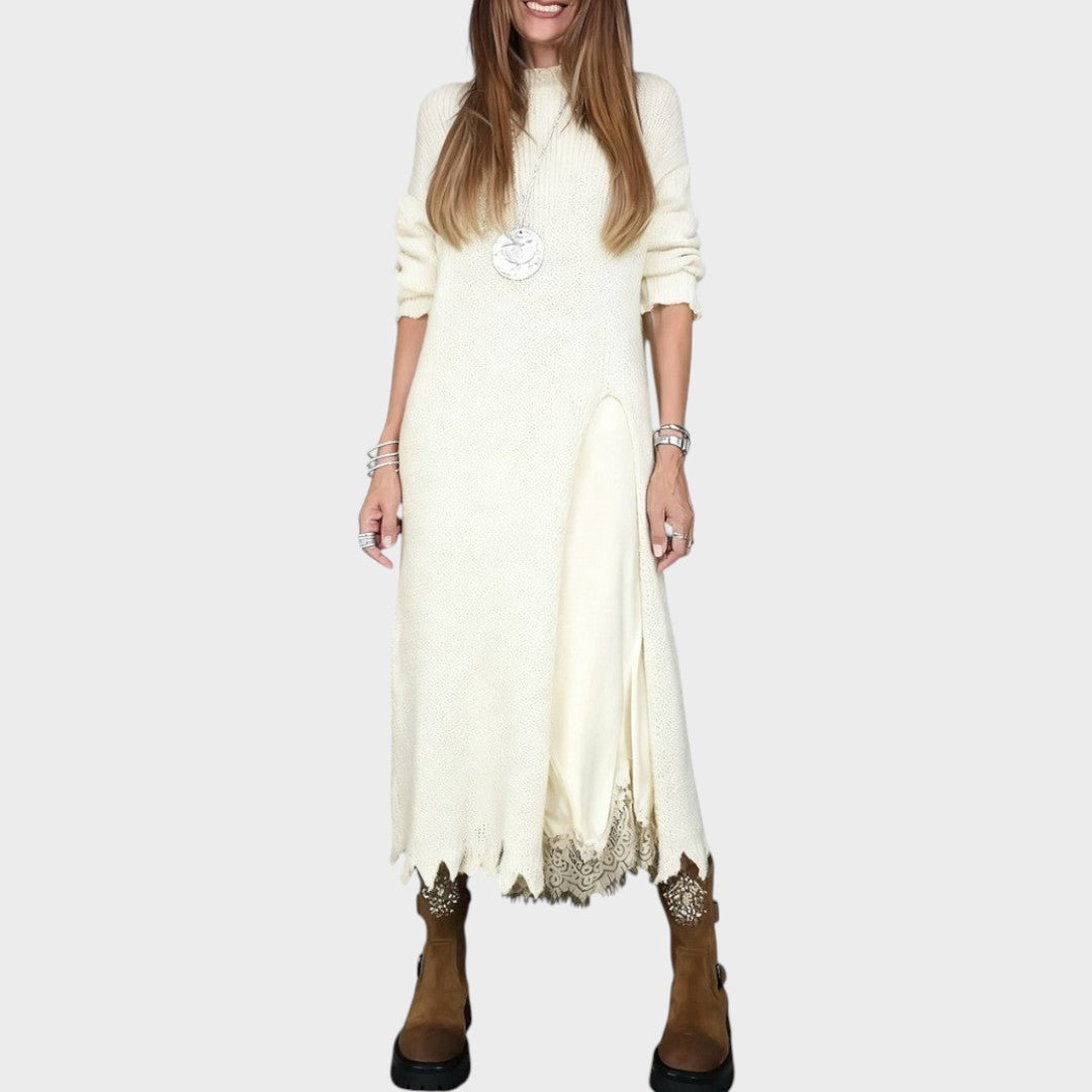 Vega | Souprava Svetru a Šatů ve Stylu Spodního Prádla