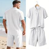 Pánský lněný set