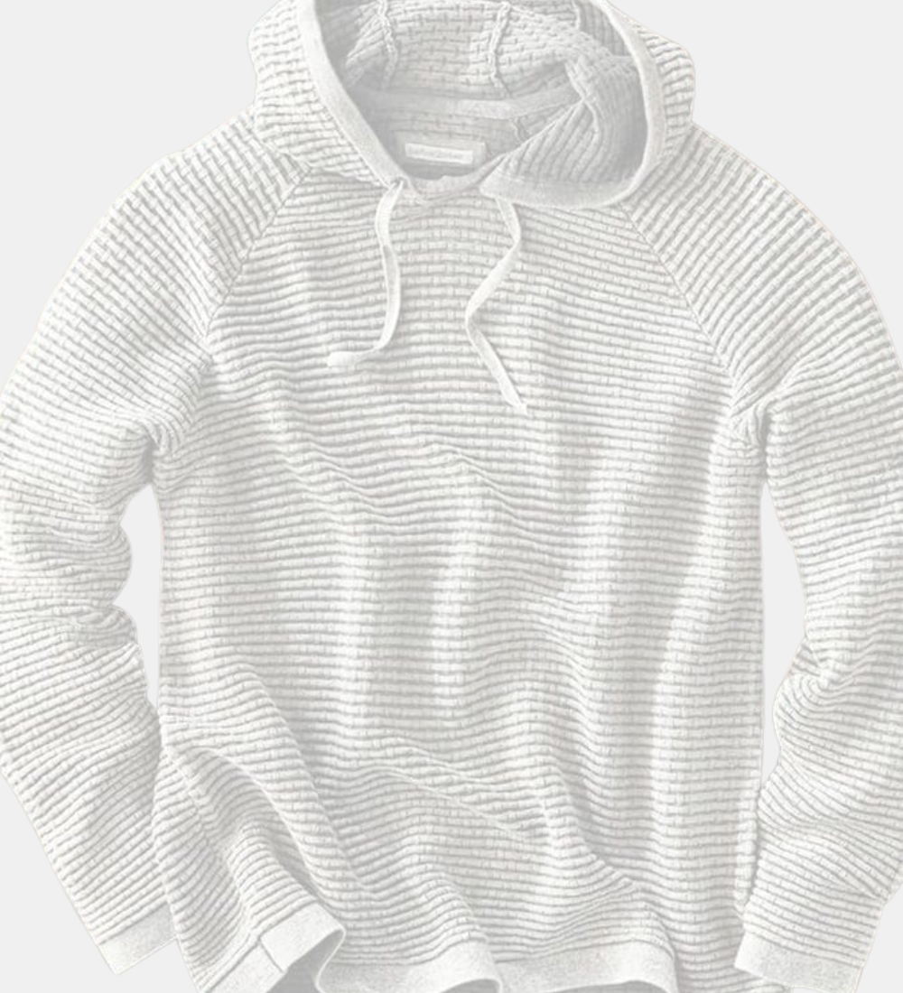 Mikina s kapucí z pleteniny