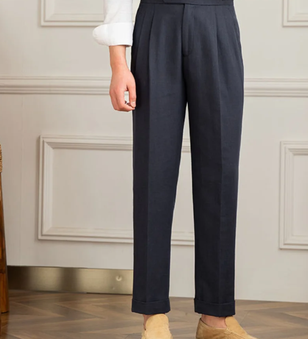 Lněné kalhoty Bali