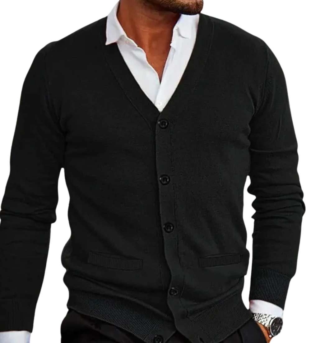 Stylový pletený svetr