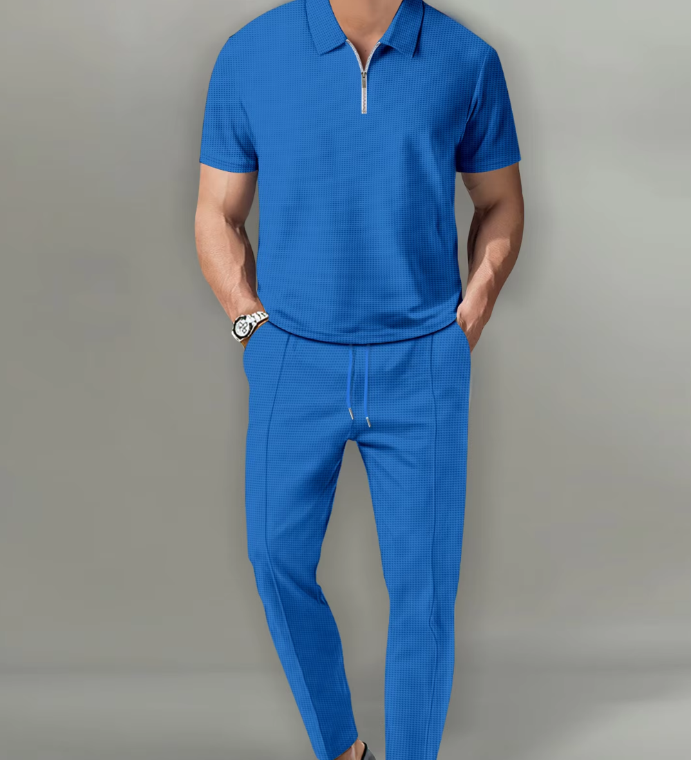 Sada polo s zipem ve 2 kusech