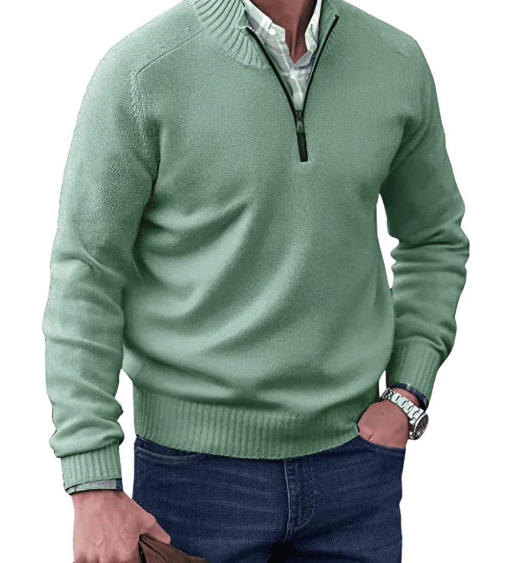 Pohodlná mikina s zipem