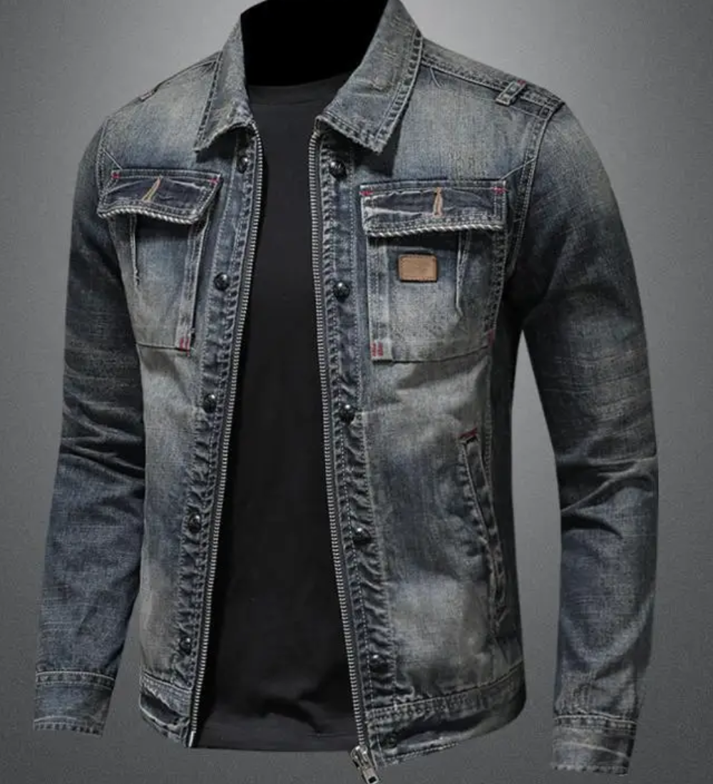 Prémiová džínová bunda