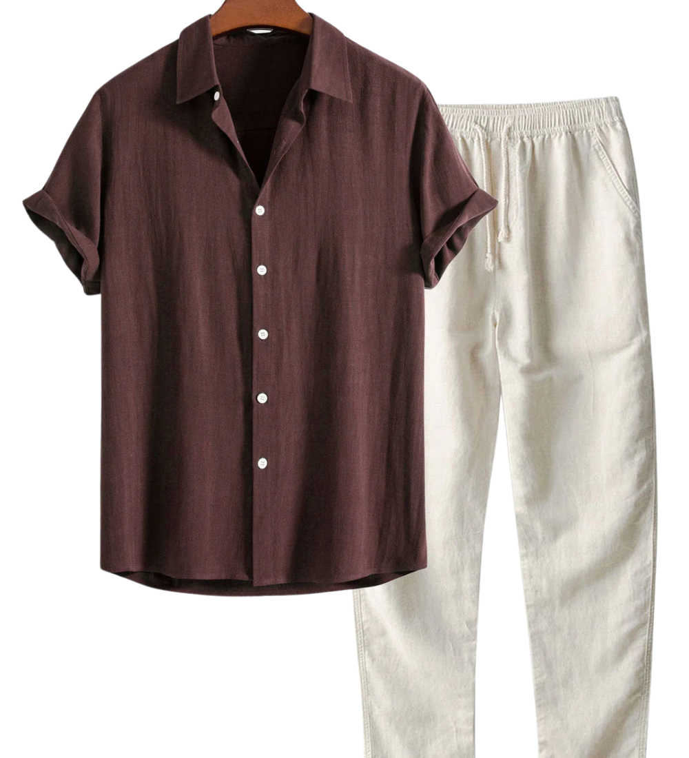 Souprava z lnu Sydney