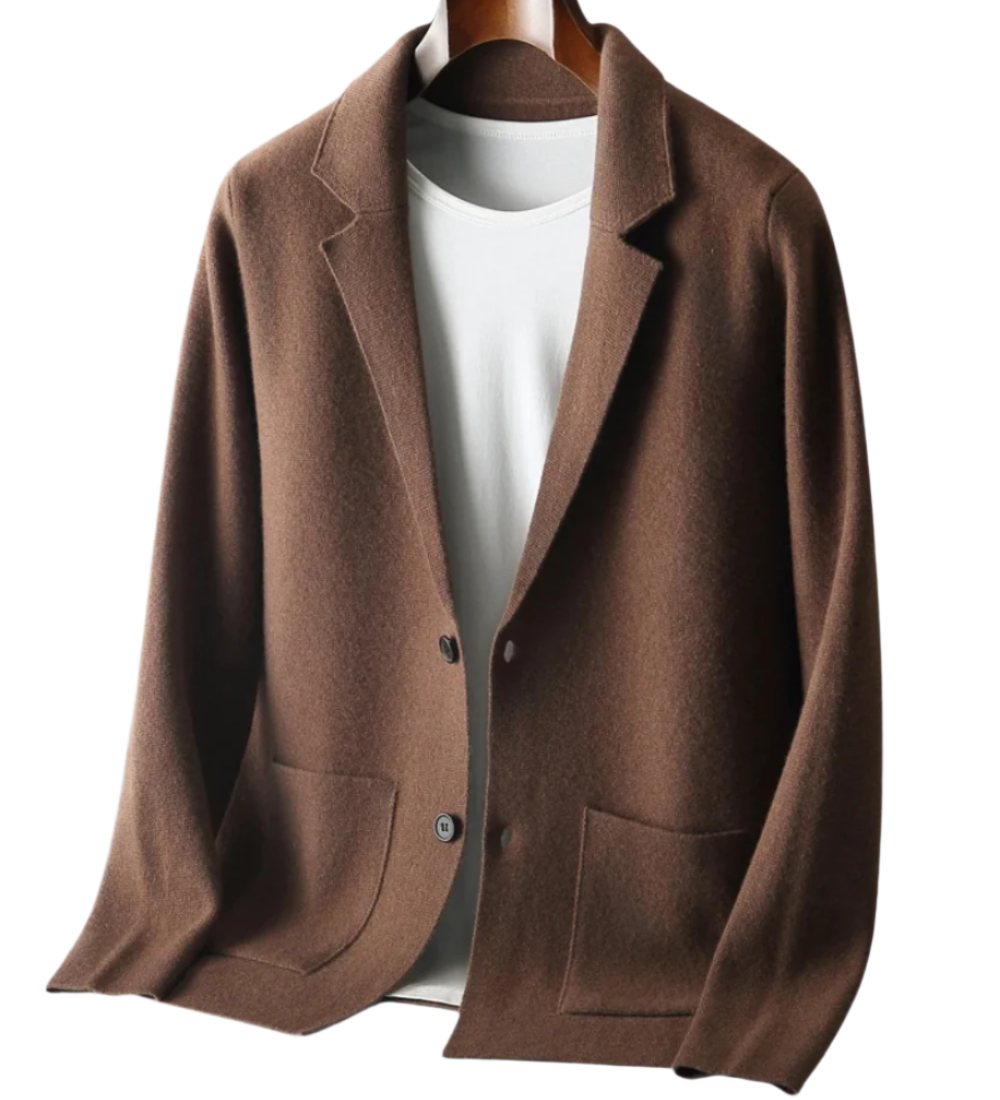 Kašmírový kabát s knoflíky Bacchus