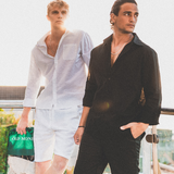 Casablanca - Prémiové lněné šortky