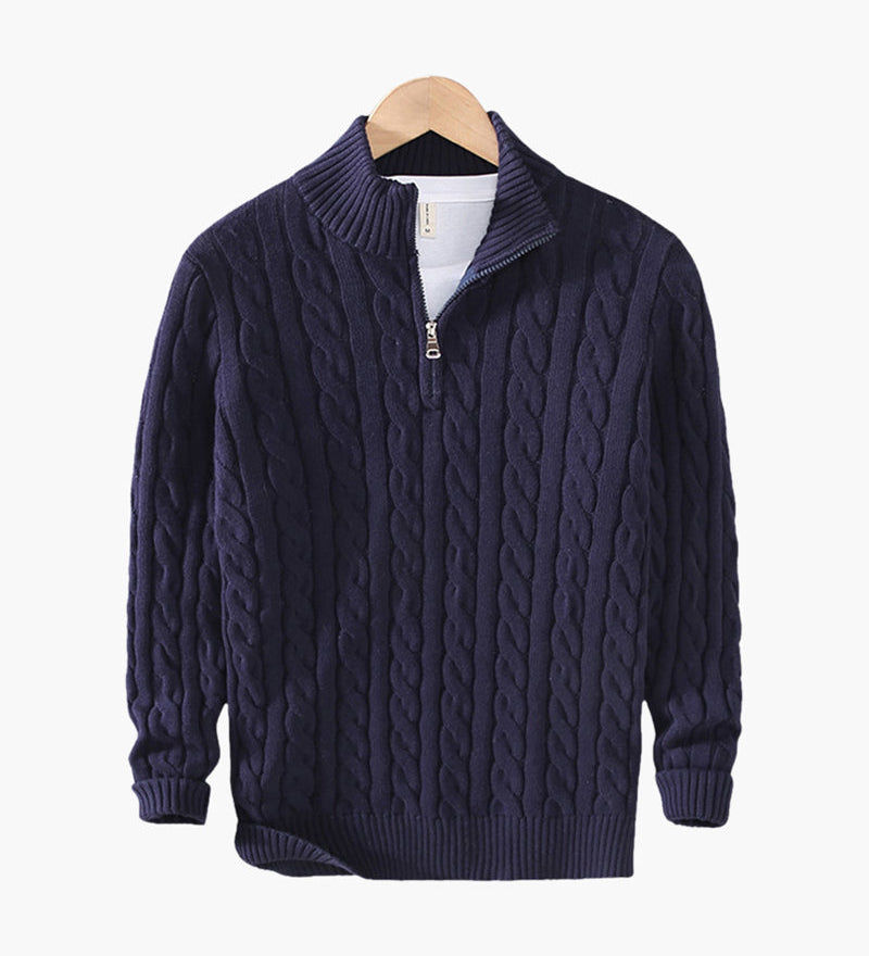 Svetr Verbier s polo zipem