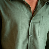 Staré peníze kombinéza z lnu (dlouhý rukáv)