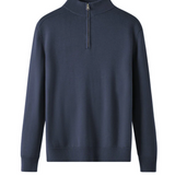 Svetr s zipem z merino vlny Capri