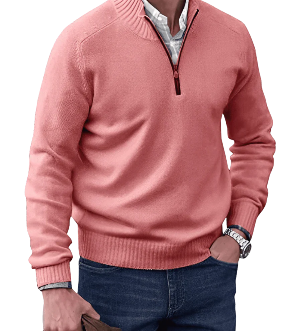 Pohodlná mikina s zipem