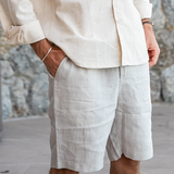 Casablanca - Prémiové lněné šortky