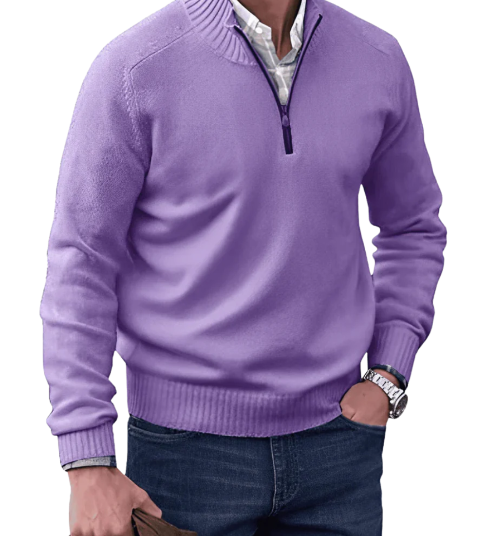 Pohodlná mikina s zipem