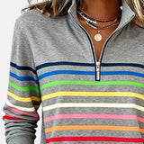 Vídeň | Mikina na zip s duhovými pruhy