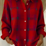 Anna™ | Jemně pletený cardigan s kostkovaným vzorem