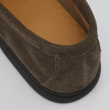 Prémiové semišové mokasíny - Černé podrážky