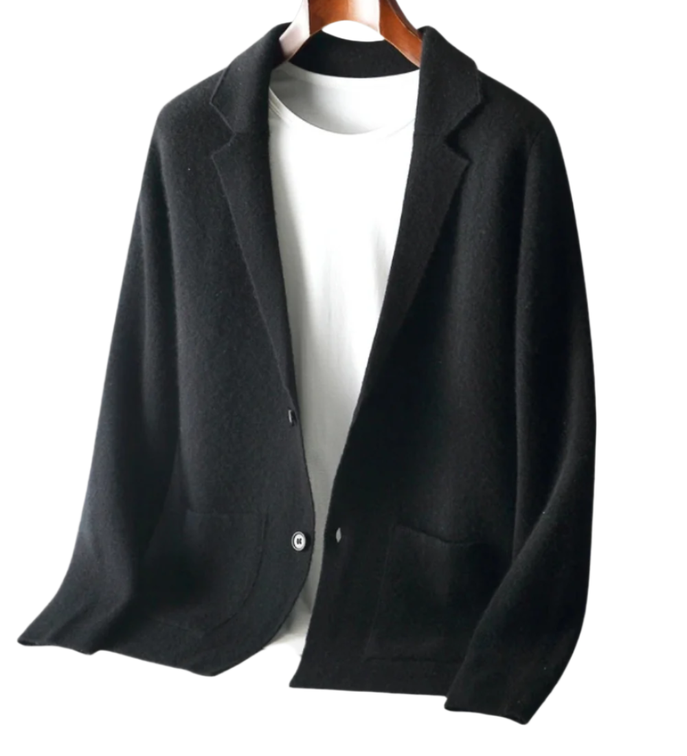 Kašmírový kabát s knoflíky Bacchus